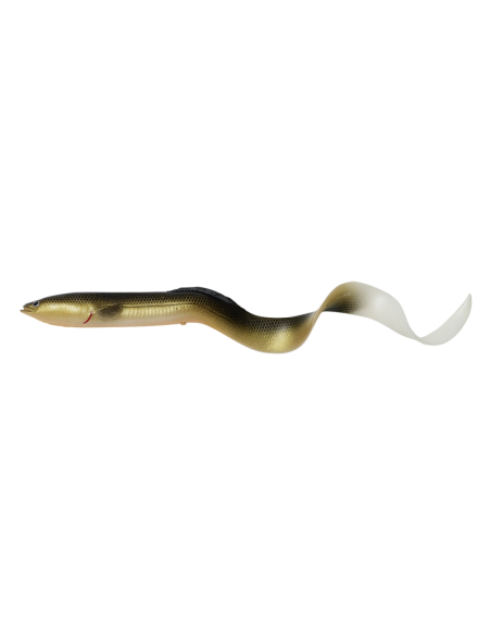 Naluca Savage Gear 3D Real Eel, Dirty Eel, 15cm, 12g, 3buc/plic