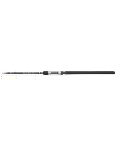 Lanseta Telescopica Daiwa Black Widow Feeder, 3.90m, 150g, 7+2buc